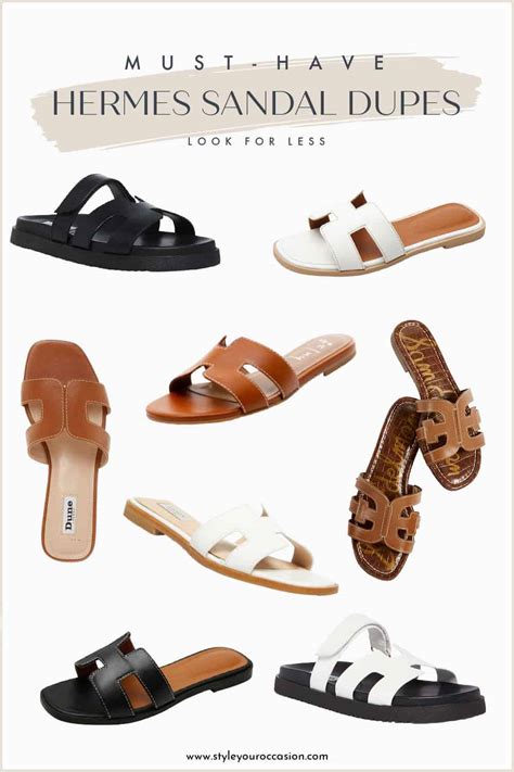 hermes sandals mens fake|hermes dupe sandals primark.